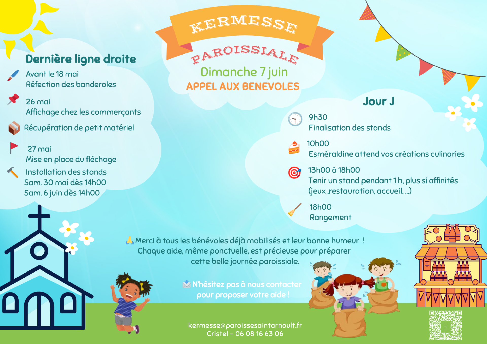 Affiche appel benevoles 2026