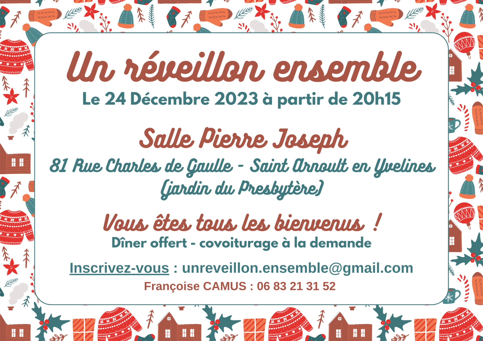 Affiche date et heure covoiturage