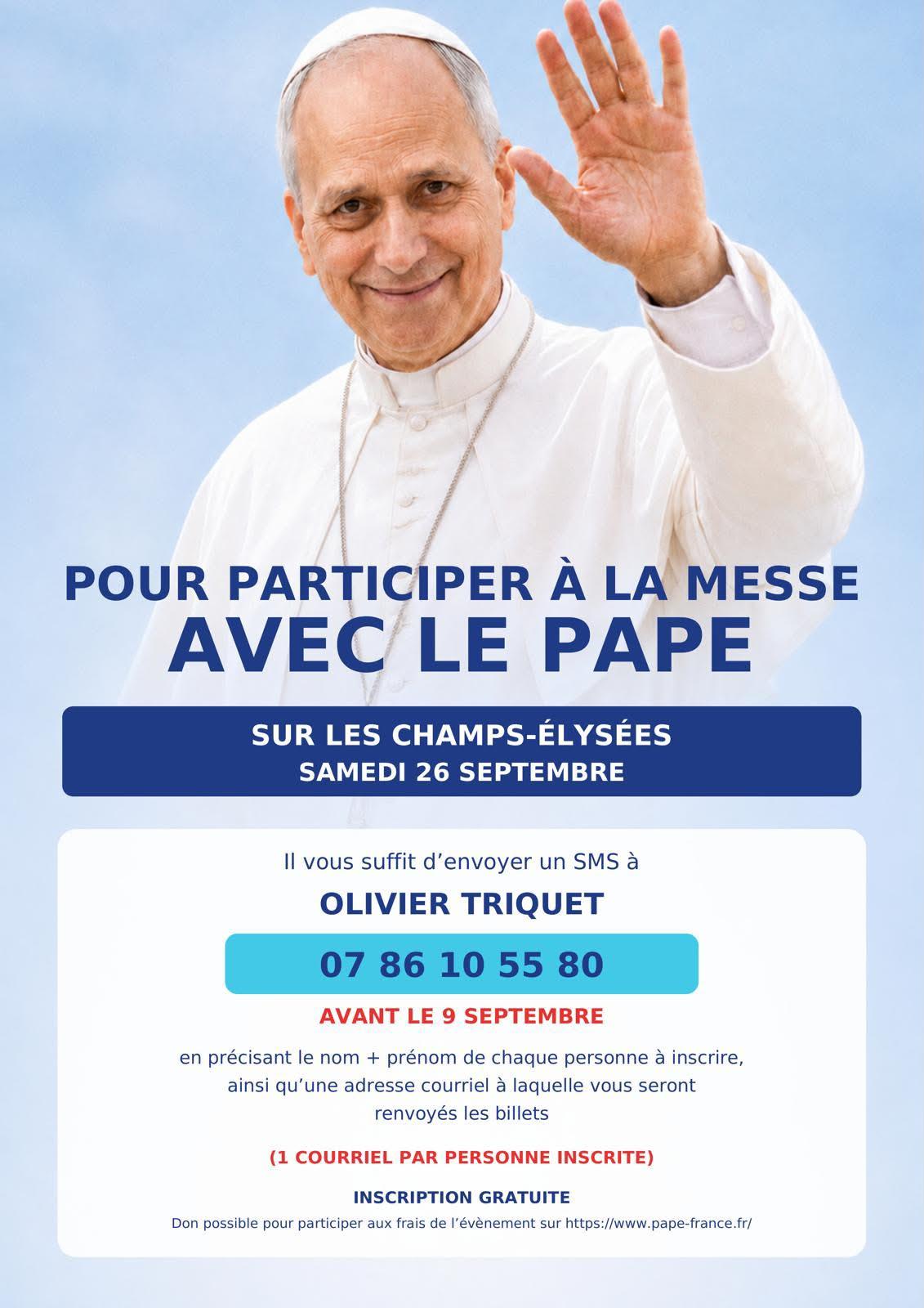 Visite du pape